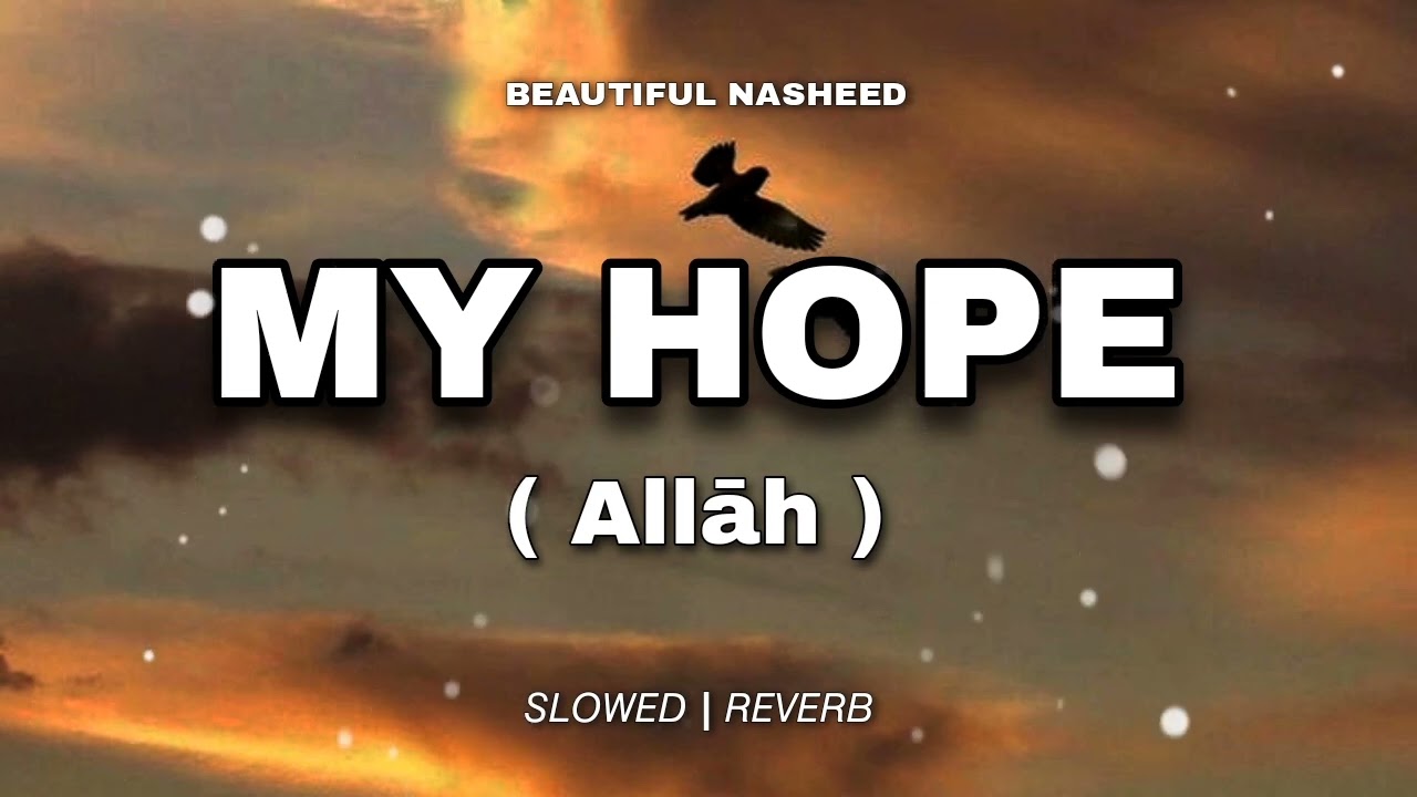 My Hope  ALLH    slowedreverb   Beautiful Nasheed  Muhammad Al Muqit Notesofhope1