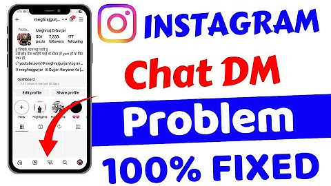 Instagram DM Button Not Working | Instagram Solution 2025 | Instagram app not working solution Today