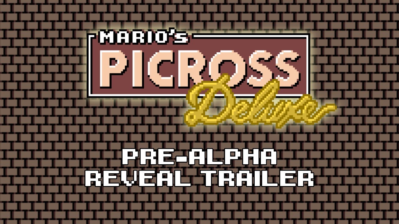 Mario's Picross Deluxe - Pre-Alpha Reveal Trailer