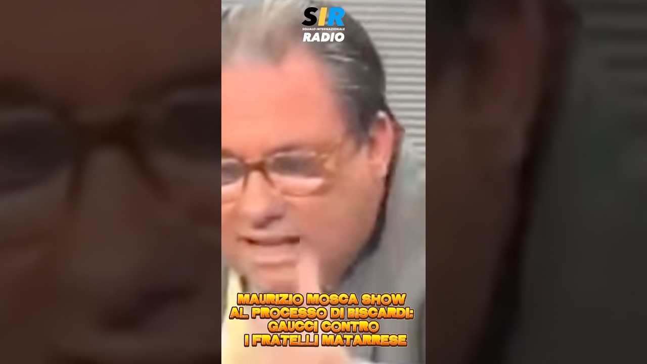MAURIZIO MOSCA SHOW AL PROCESSO DI BISCARDI: GAUCCI CONTRO MATARRESE!