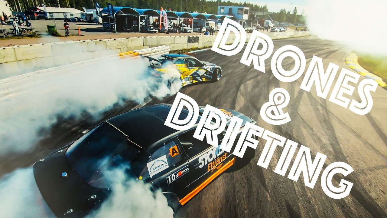FPV-drönare jagar driftingbilar på Close Calls Royale