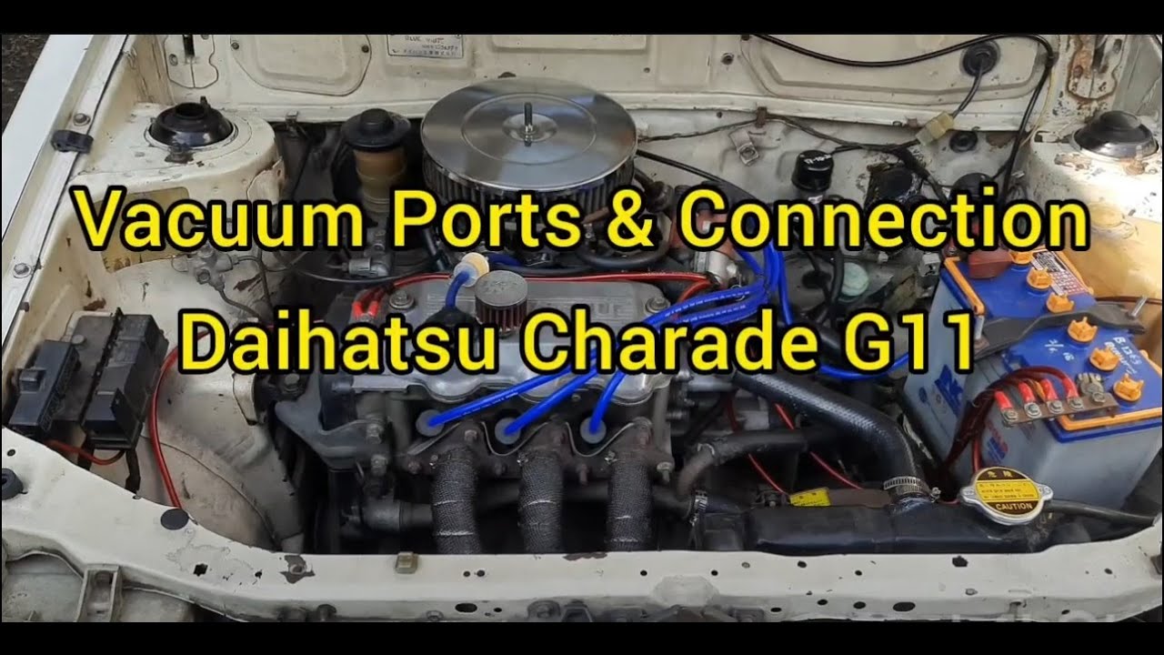 DAIHATSU CHARADE G11R: VACUUM PORTS & CONNECTION