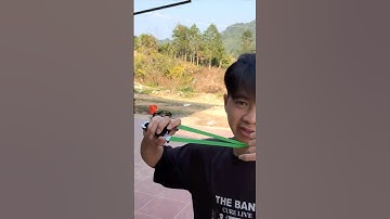 Kết quả của chàng trai sau 10 ngày tập bắn ná #slingshot #sungnacaosu #nacaosu #sanban #shorts