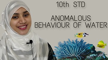 ANOMALOUS BEHAVIOUR OF WATER | heat chapter class 10 | ssc