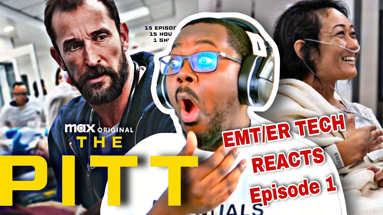 EMT/ ER TECH Reacts to THE PITT  EP 1