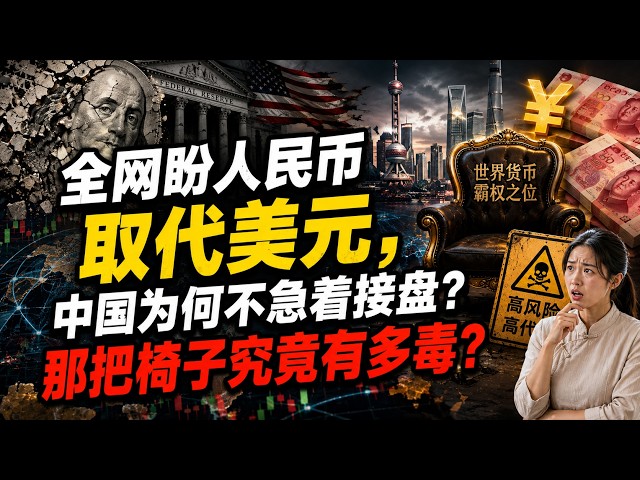 全网盼人民币取代美元，中国为何不急着接盘？那把椅子究竟有多毒？