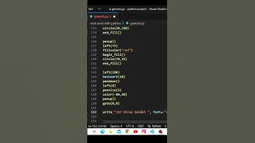 Draw Ganesh ji using python turtle  #turtleprogramming #code #turtlepython#shortvideo #shorts