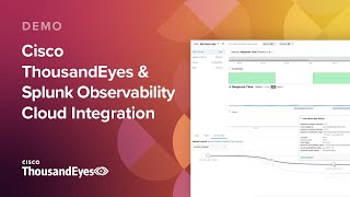 See Across the Digital Stack With the Cisco ThousandEyes & Splunk Observability Cloud Integration
