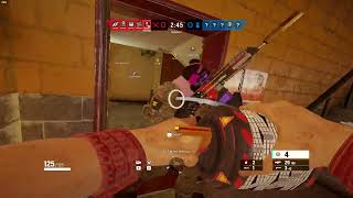 The Weirdest and The Luckiest Gridlock Ace in Rainbow Six Siege (silent long clip).