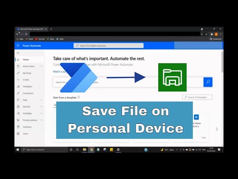 How to create file in file system by power automate | step by step on-premises data gateway guide