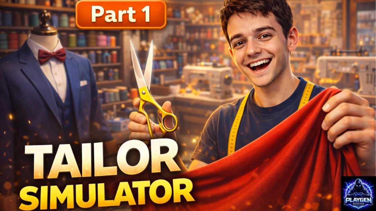 Cutting, Stitching & Selling | Tailor Simulator Gameplay