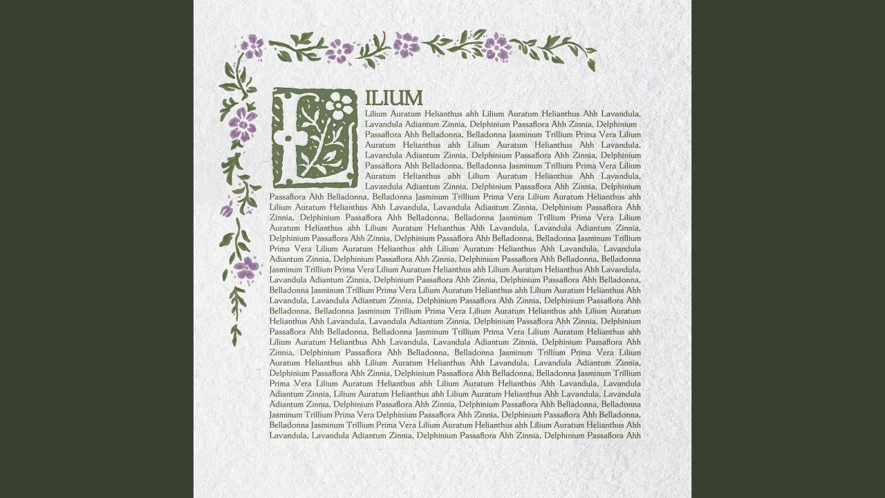 Guarda Lilium su YouTube Guarda Lilium su YouTube