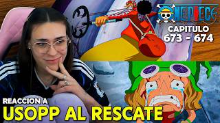 USOPP REGRESA POR LOS TONTATTAS | REACCION A ONE PIECE POR PRIMERA VEZ  (673-674)