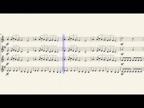Seven Nation Army for Sax Quartet