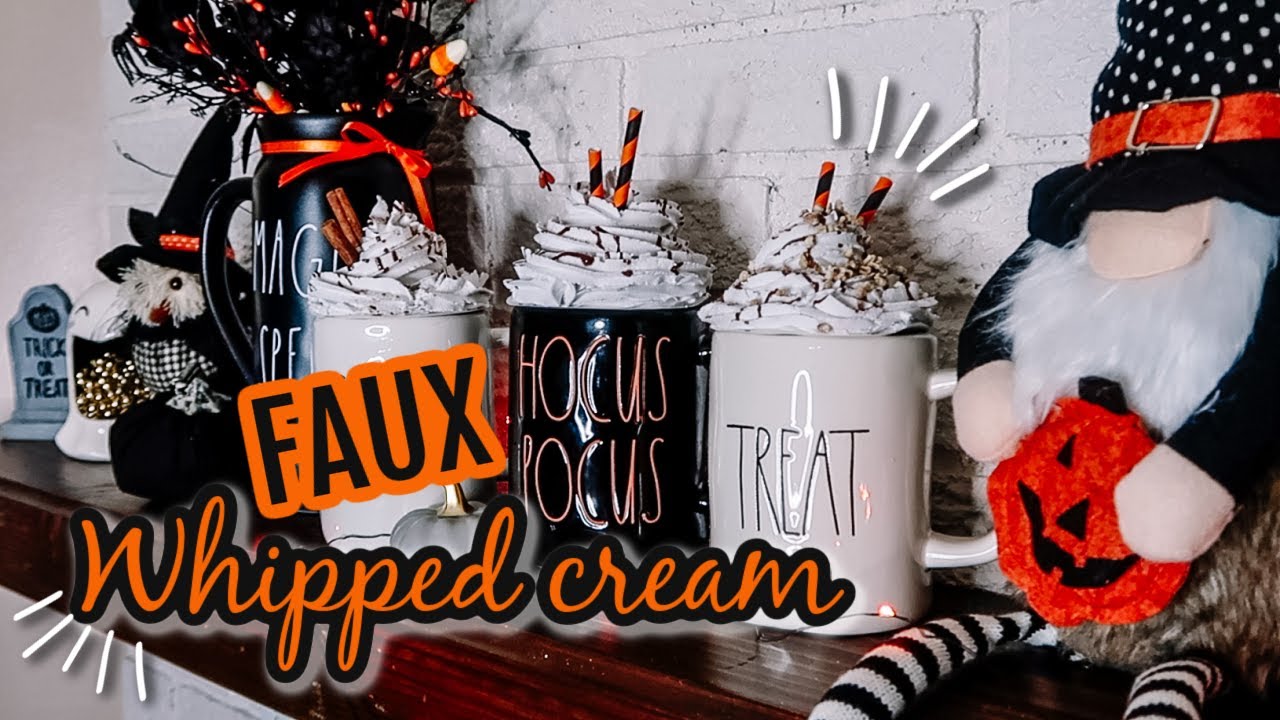 DIY Faux Whipped Cream Mug Toppers – Craft Box Girls