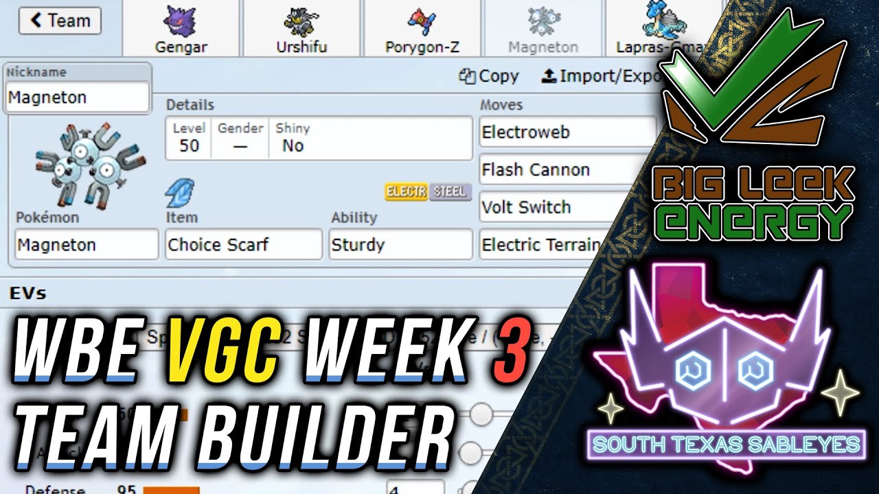 Creating the Spiciest Tech | Week 3 Team Builder WBE VGC (4K)