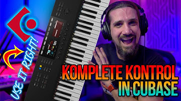 How to use Komplete Kontrol with Cubase -Arranging, mixing, producing #cubase #kompletekontrol