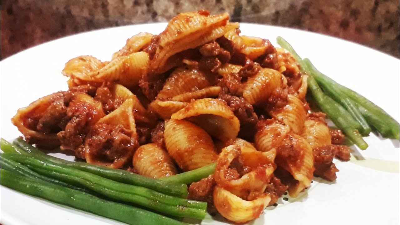 MEANS BEEF PASTA wt pure tomato YouTube