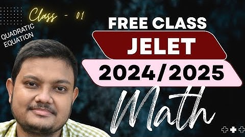 Quadratic Equation | Part 01| MATH | WBJELET | WBJEE | JEEMAIN | by Sandip Sir Basic Math | Algebra