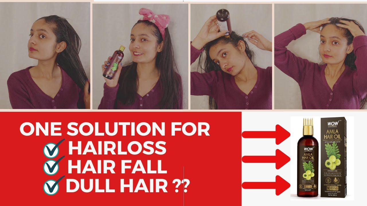 WOW Skin Science Amla Hair Oil - NEW LAUNCH  / One solution for all your hair problems