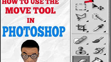How to use the MOVE TOOL in Photoshop CS5