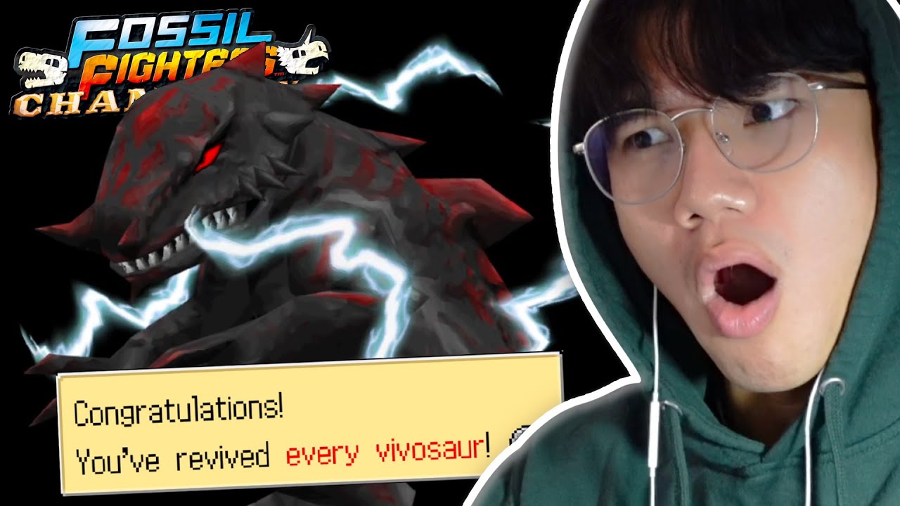 I FINALLY 100% FOSSIL FIGHTERS CHAMPIONS and I'm so happy