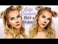 LAST MINUTE HALLOWEEN HAIR + MAKEUP TUTORIAL | Deer Costume Makeup | LeighAnnSays