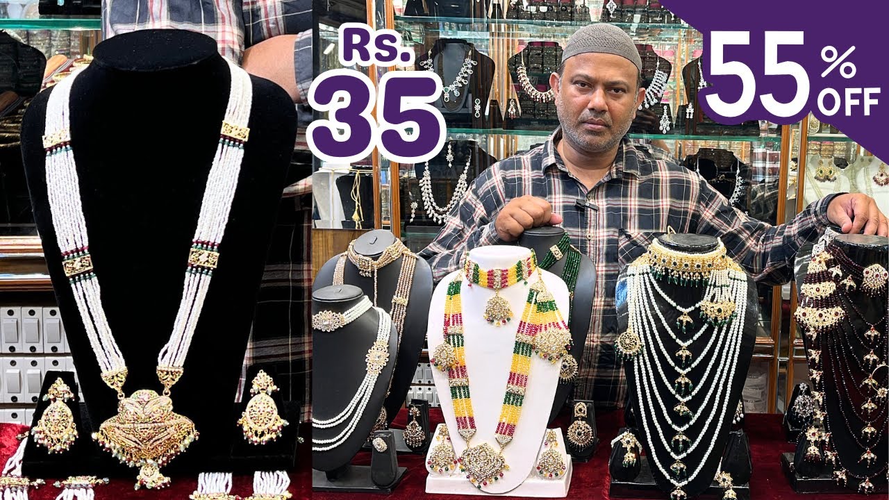 Flat 55% OFF Bridal Real Navratan American Diamond Pure Pearls Jewellery Organic Mehendi COD IN HYD