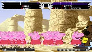 Kof Mugen Tag Team Doki & Bluey Vs Peppa Pig & Bob The Tomato
