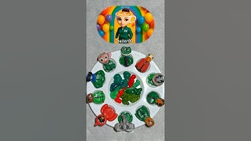 Italian Brainrot | Squid Game × Color Mixing #italianbrainrot #brainrot #squidgame #colormixing