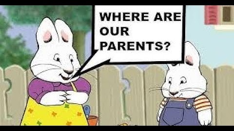 Drunk mom complaint about cartoon ( Max and Ruby)
