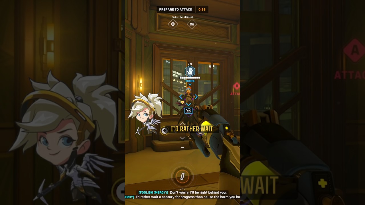 Mercy and Moira interaction - Overwatch 2