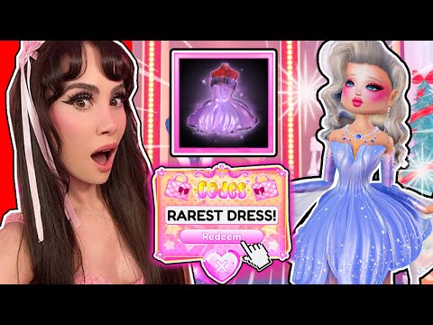 ONLY WEARING The RAREST DRESS For EVERY THEME In Dress To Impress | Limited Edition Petal Dress