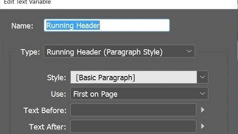 InDesign Tutorial | Variables and Special Characters