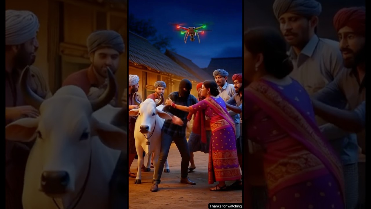 “Drone Chor vs Villagers | Real Village Story” 