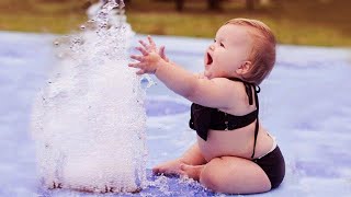 Funny Babies Playing With Water || Baby Outdoor Videos || Baby and Pool Water || Funny Baby Videos