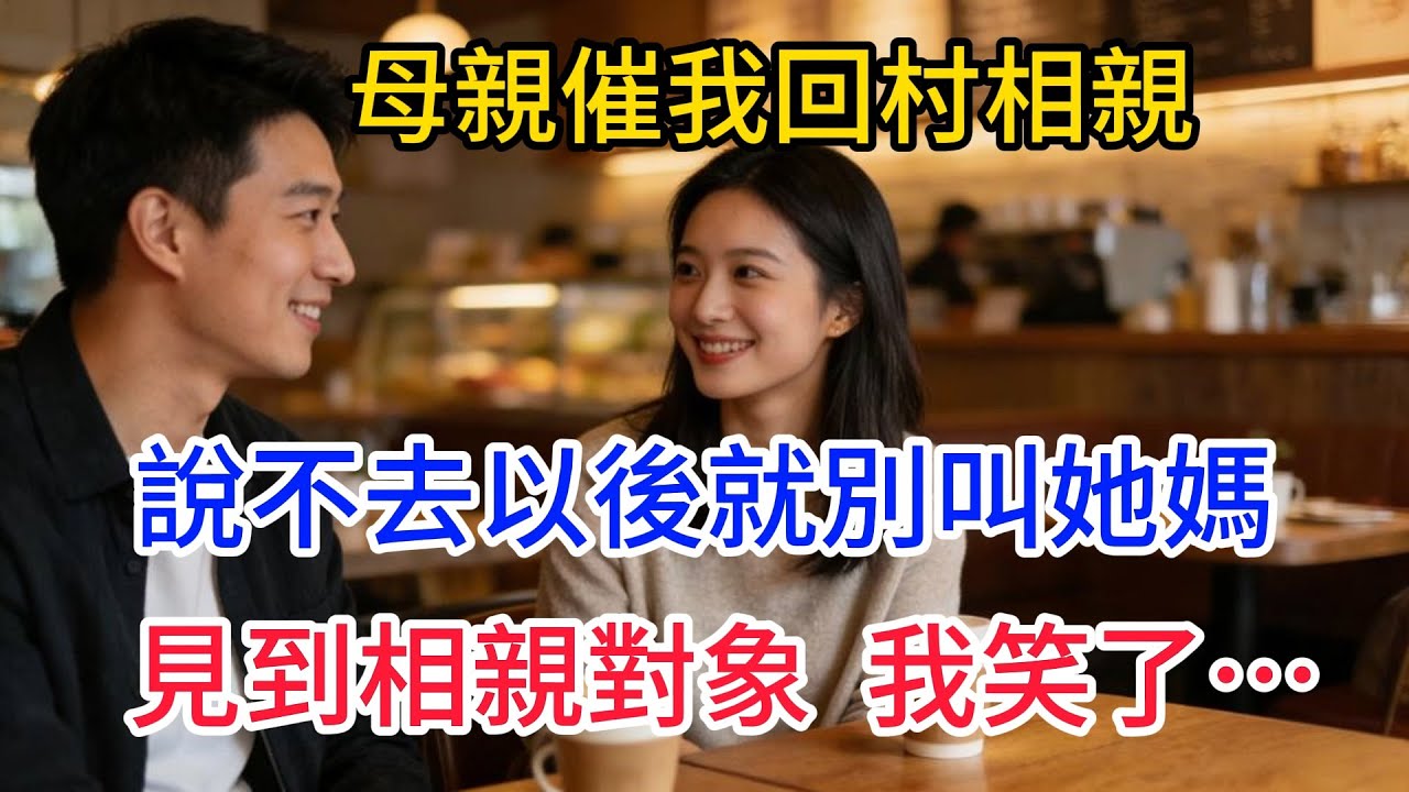 母親催我回村相親，說不去以後就別叫她媽，見到相親對象我笑了…#情感#故事#正能量#故事频道#故事分享
