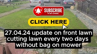 27.04.24 verticut & scalp mow part 3 of 4 #lawncare #barenbrug #rpr #lawnuk t