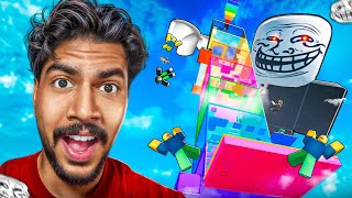 Finally Beating The Hardest Troll Tower in Roblox !!
