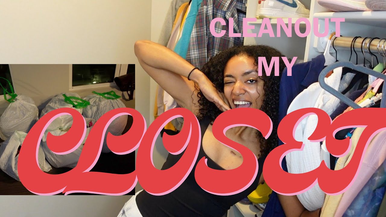 Clean Out My Closet // SPRING CLEANING - YouTube