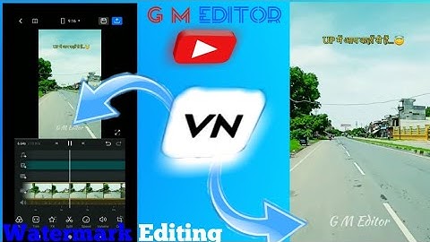 👉Add Watermark 🎉on Video - VN Tutorial😎 #editing #video