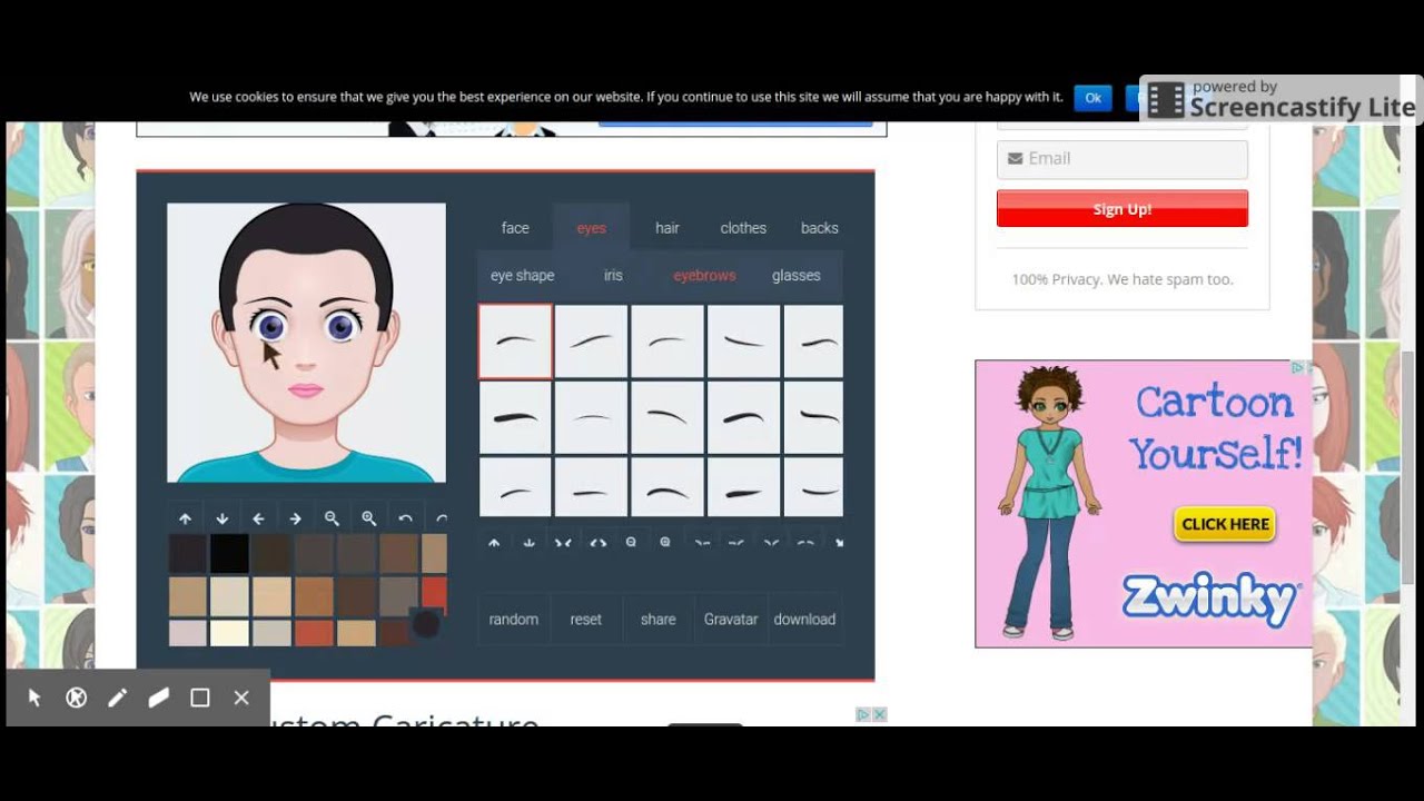Cartoonify Yourself Online app
