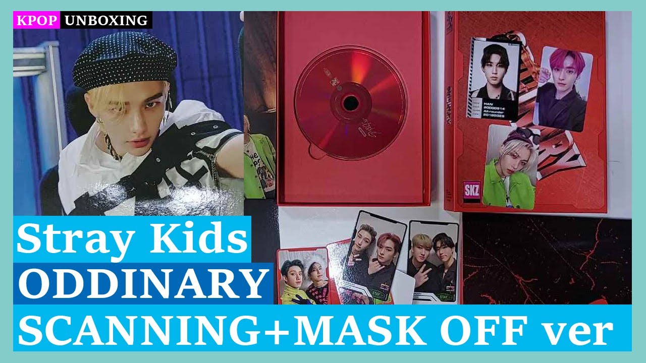 Unboxing Stray Kids [ODDINARY] (SCANNING+MASK OFF ver) 스트레이