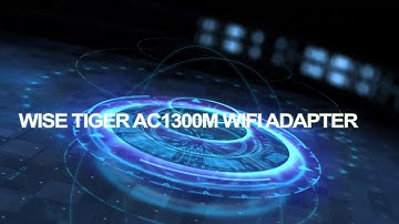 WISE TIGER WiFi Adapter AC1300 For Gaming Online/Video Streaming(RLT8812BU)