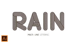 How to Make Multi-line Lettering in Adobe Illustrator