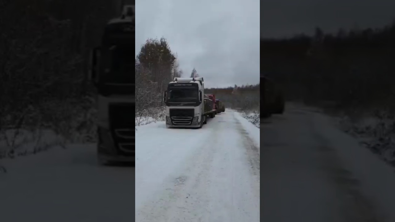 Rescue operation in the taiga! Trucks are freezinng! 