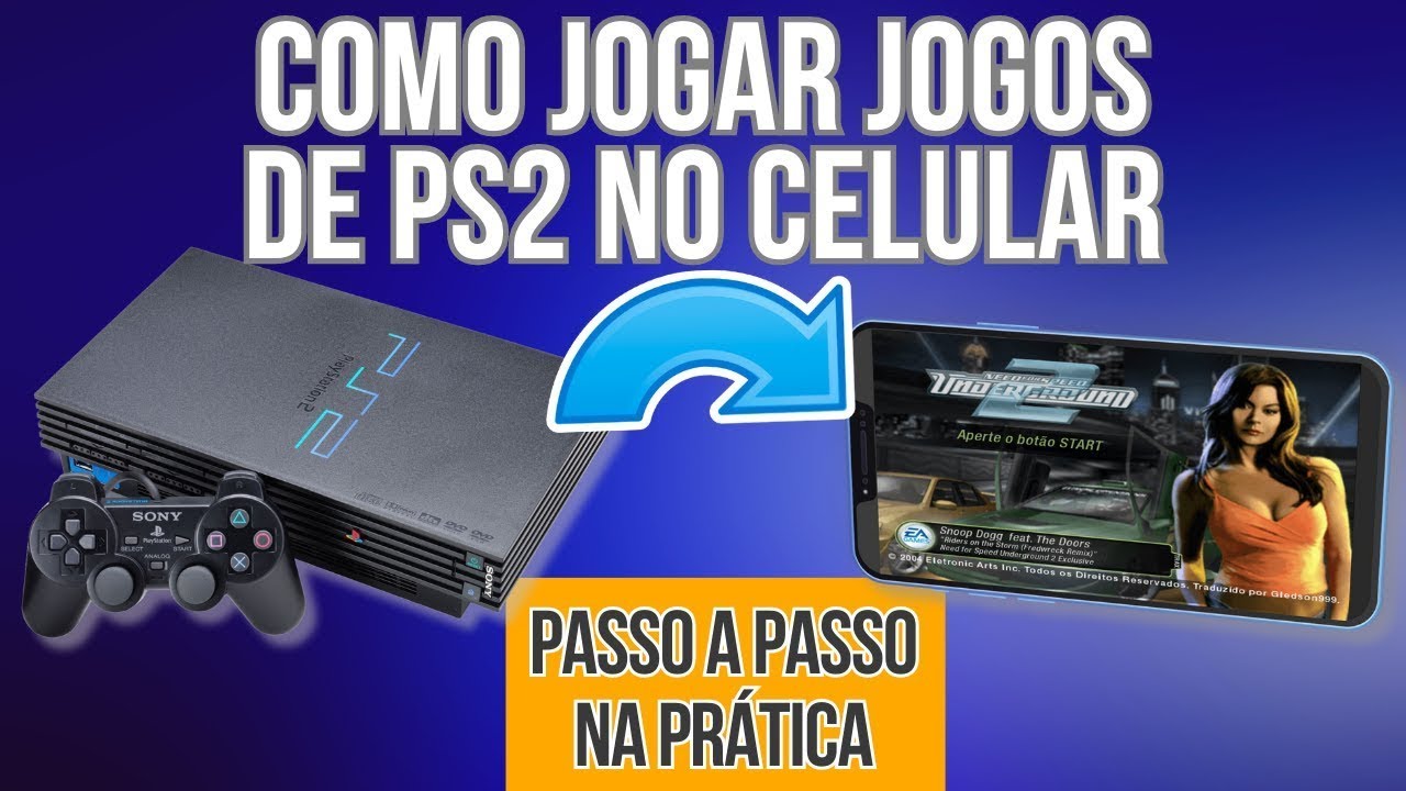 SAIU! Como Jogar JOGOS PS2 no Celular Facil / TUTORIAL PASSO A PASSO 