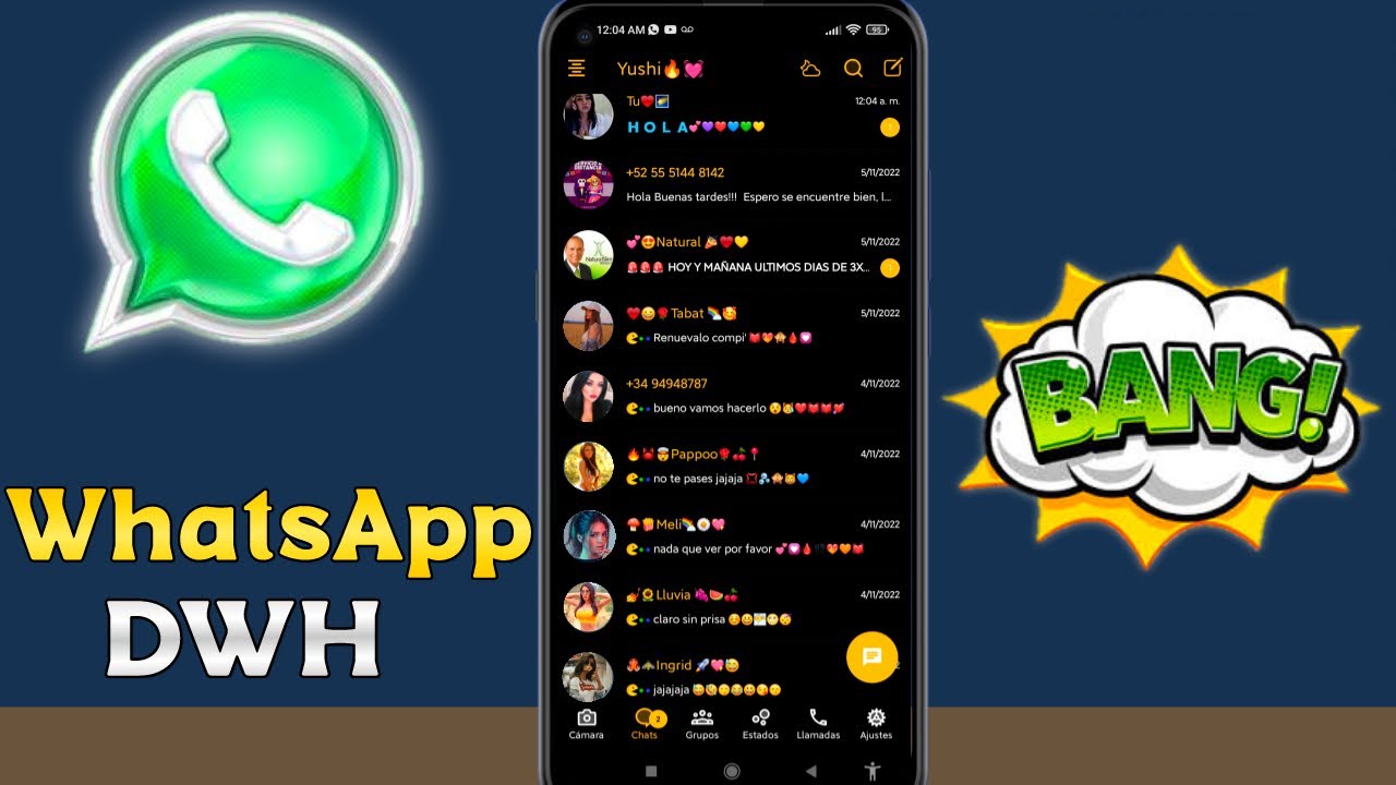 🌹✓DWH WhatsApp Actualizado V9.45 para Android 💟 Nuevas Funciones | Yushi