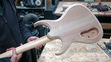 Making A Six String Multi Scale Guitar: Making The Body Again