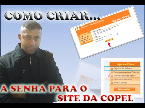 Como criar uma senha no site da copel para imprimir 2ª via